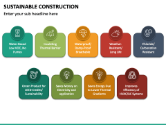 Sustainable Construction PPT Slide 2