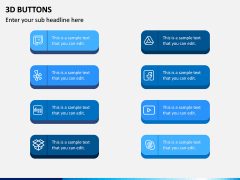 3d Buttons PPT Slide 4