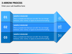 3 Arrow Process PPT Slide 1