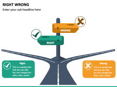 Right Wrong Free PPT Slide 2