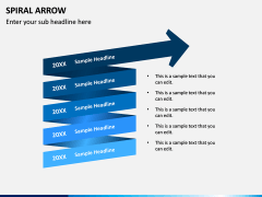 Spiral Arrow Infographics PPT Slide 7