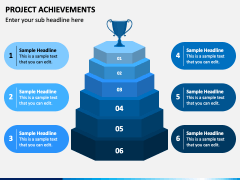 Project Achievements Free PPT Slide 1