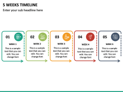 5 Weeks Timeline PPT Slide 2