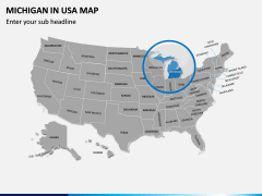 Michigan Map PPT Slide 5