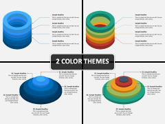 3D Circles PPT Cover Slide