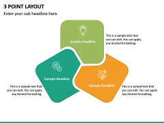 3 Point Layout PPT Slide 2
