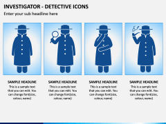 investigator Icons PPT Slide 1