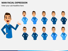 Man Facial Expression PPT Slide 6