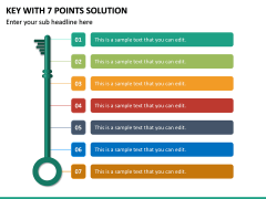 Key With 7 Points Solution PPT Slide 2
