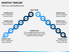 Monthly Timeline PPT Slide 6