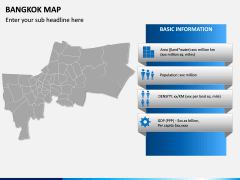 Bangkok Map PPT Slide 3