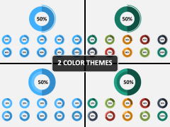 Circle Percentage PPT Cover Slide