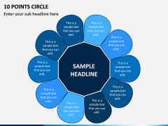 10 Points Circle PPT Slide 1