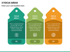 3 Focus Areas PPT Slide 2