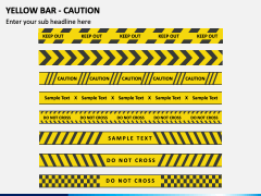 Yellow Bar - Caution PPT Slide 1