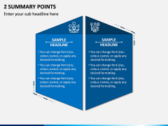 2 Summary Points PPT Slide 1