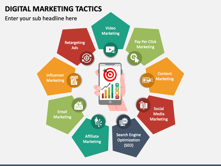 Digital Marketing Tactics PPT Slide 1