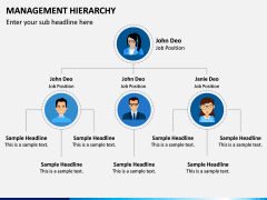 Management Hierarchy PPT Slide 4