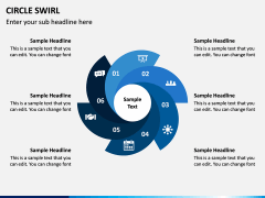 Circle Swirl PPT Slide 2