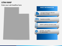 Utah Map PPT Slide 5