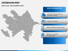 Azerbaijan Map PPT Slide 3