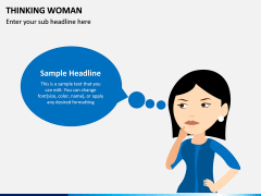 Thinking Woman PPT Slide 6