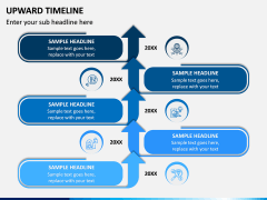 Upward Timeline PPT Slide 2