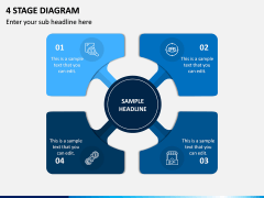 4 Stage Diagram PPT Slide 1