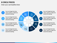 8 Circle Pieces PPT Slide 1