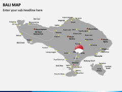 Bali Map PPT Slide 3