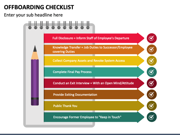 Offboarding Checklist PPT Slide 1