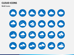 Cloud Icons PPT Slide 2