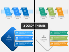 3 Months Plan PPT Cover Slide