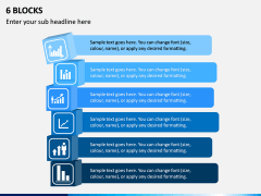 6 Blocks PPT Slide 1