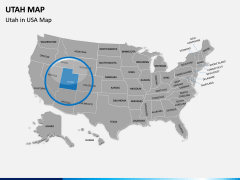 Utah Map PPT Slide 4