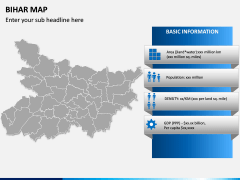 Bihar Map PPT Slide 3