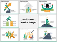 Business Success Graphics Multicolor Combined