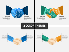 Handshake Infographic PPT Cover Slide