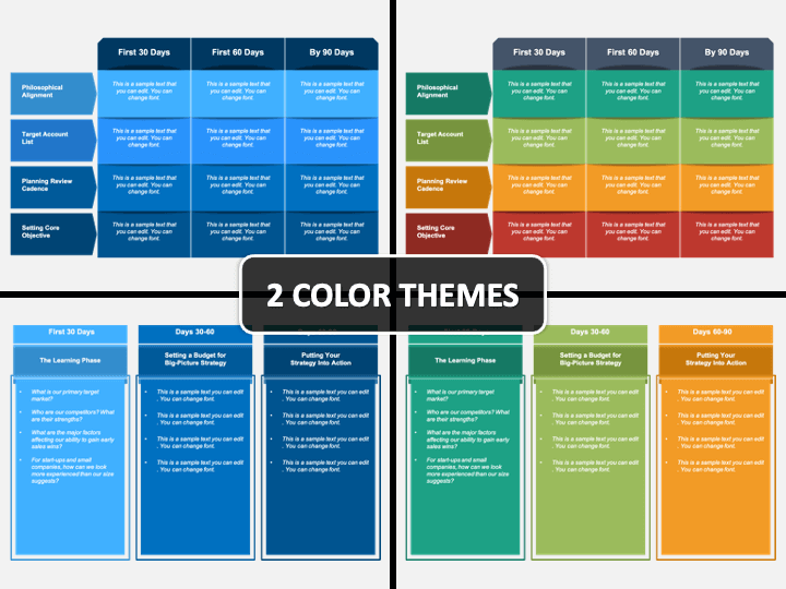 30 60 90 Day Marketing Plan PPT Cover Slide