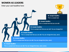 Women as Leaders Free PPT Slide 1