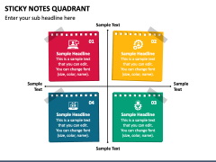 Sticky Notes Quadrant Free PPT Slide 1