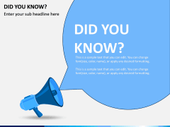 Did you know free PPT slide 1
