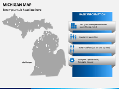 Michigan Map PPT Slide 4