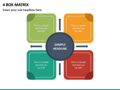 4 Box Matrix PPT Slide 2