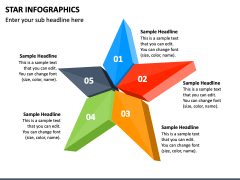 Star Infographics Free PPT Slide 1