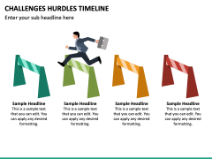 Challenges Hurdles Timeline PPT Slide 6