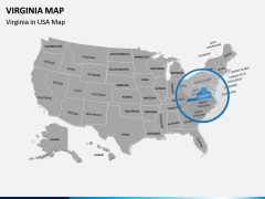 Virginia Map PPT Slide 5