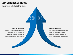 Converging Arrows PPT Slide 2