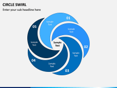 Circle Swirl PPT Slide 1