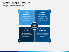 Two By Two (2x2) Matrix PPT Slide 3